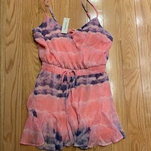New Francescas Mi Ami Tie Dye Romper Size M